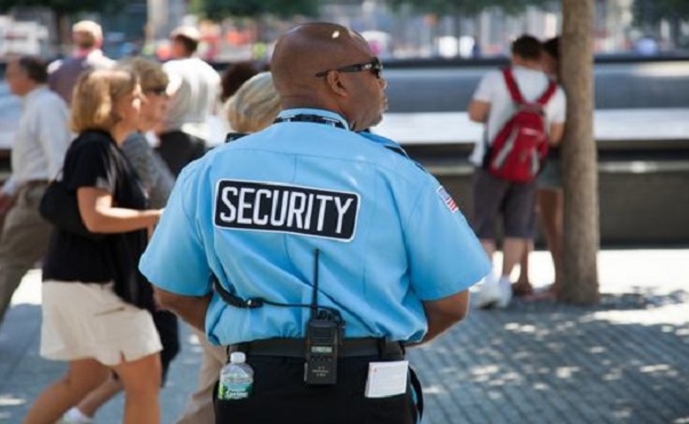 Large security guard istock fotka