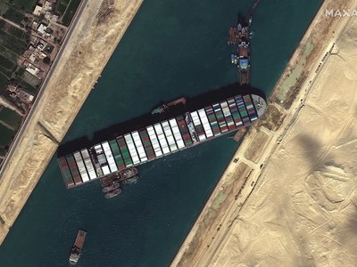 Medium suez canal blocked by ever given march 27 2021