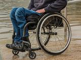Small wheelchair disability paraplegic 1595794