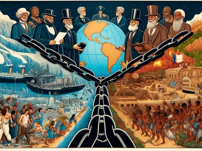 Medium ilustracija ropstvo i kapitalizam
