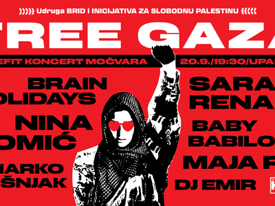 Medium free gaza plakat