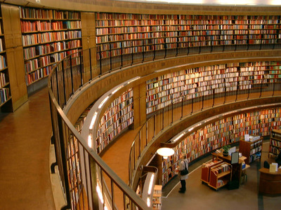 Medium interior view of stockholm public library