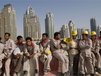 Medium migrantski radnici zaljev fotograf ross domoney